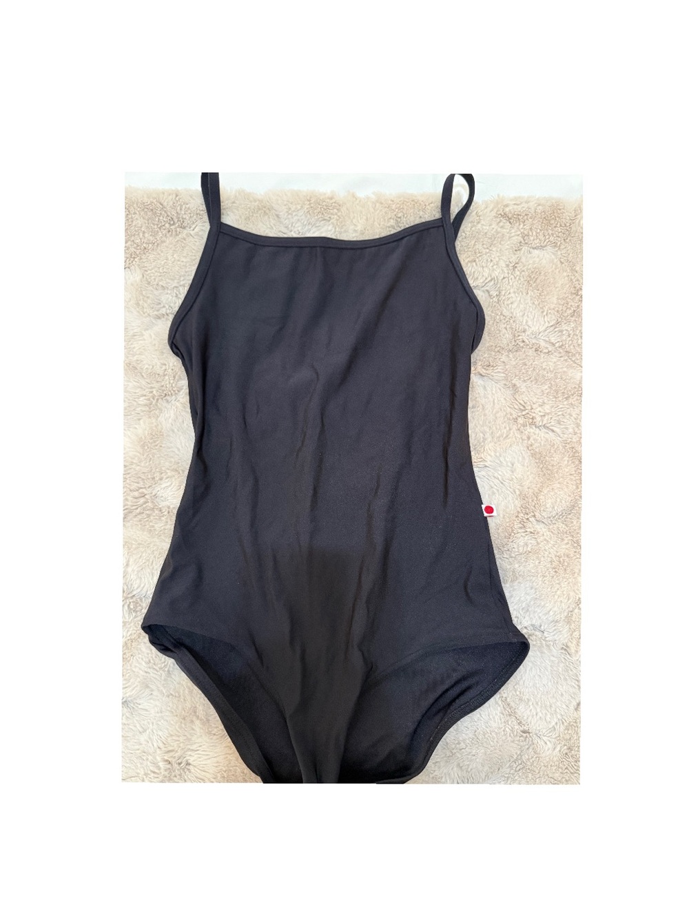 Yumiko black nylon Marisa leotard size M